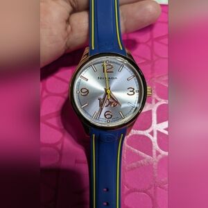 Nivada Silver and Blue Watch